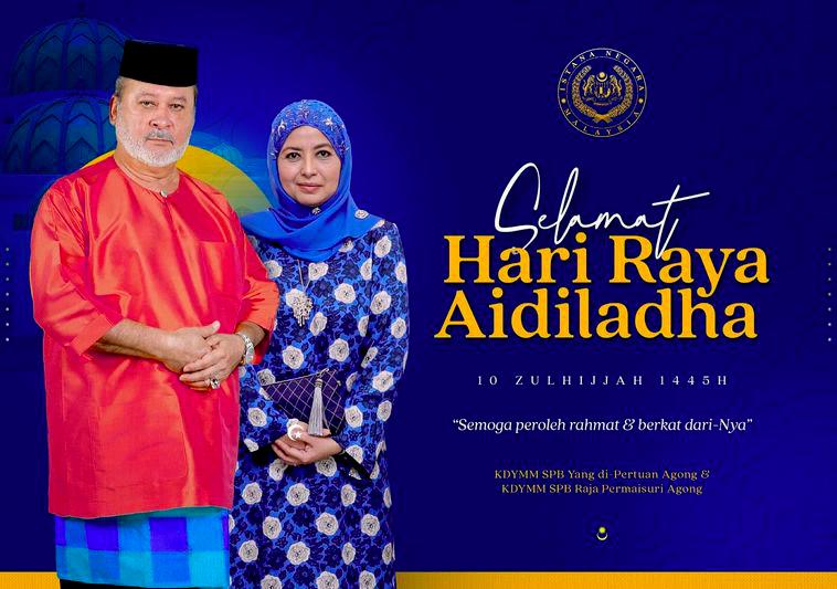 King, Queen extend Aidiladha wishes to all Muslims