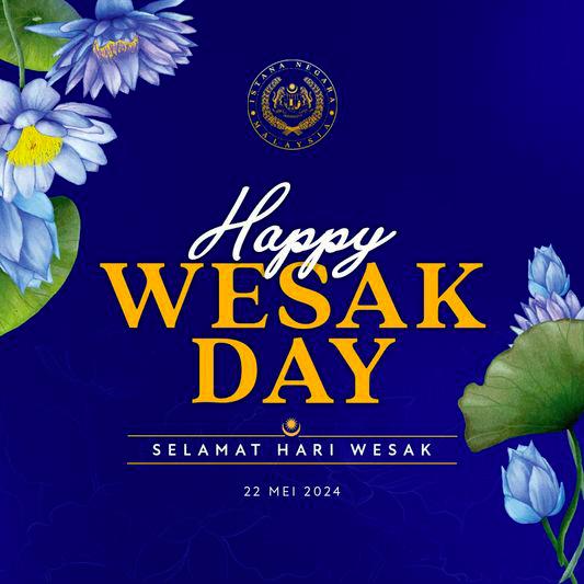 King, Queen extend Happy Wesak Day greetings to all Malaysian buddhists