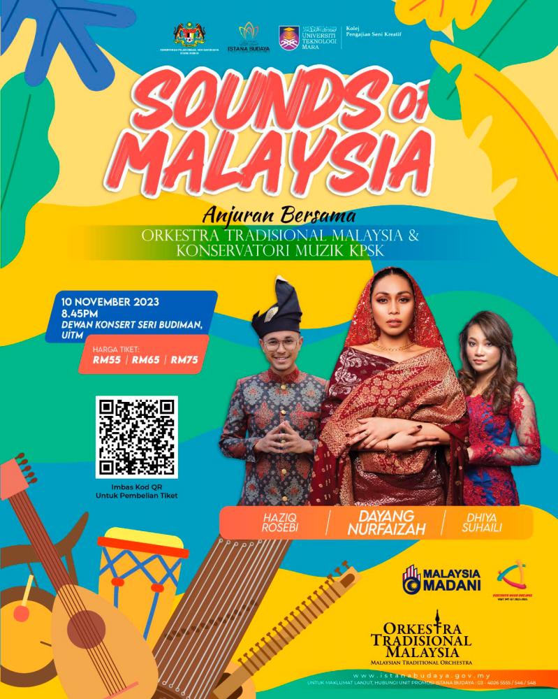 Konsert Sounds Of Malaysia 2023 melabuhkan tirai di UITM Shah Alam Jumaat ini Konsert Sounds Of Malaysia 2023 melabuhkan tirai di UITM Shah Alam Jumaat ini