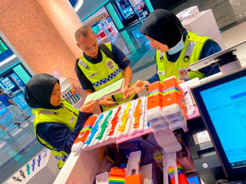 Words Seized LGBT words were inscribed on seized Swatch watches, claims source