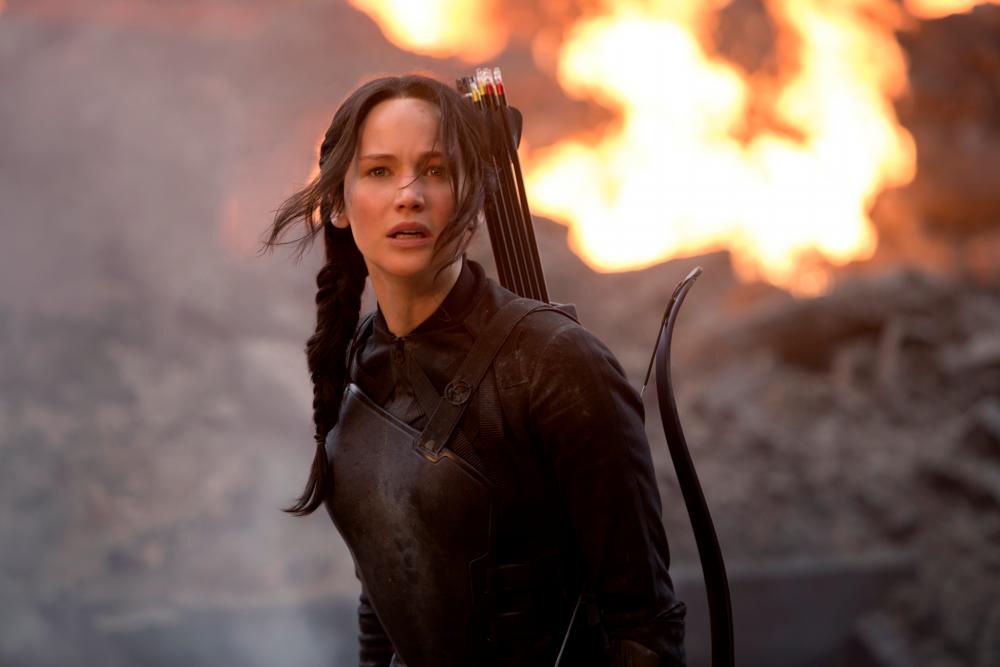 Lawrence’s Katniss unlikely return