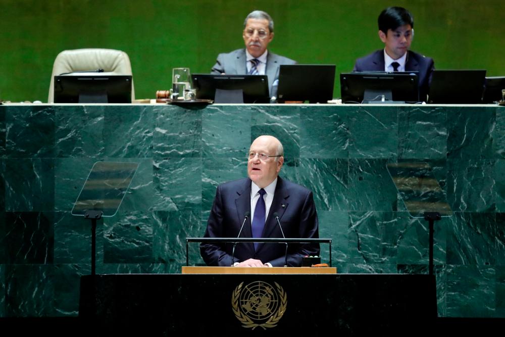 Lebanese PM stresses protection of diplomatic missions after shots outside US embassy