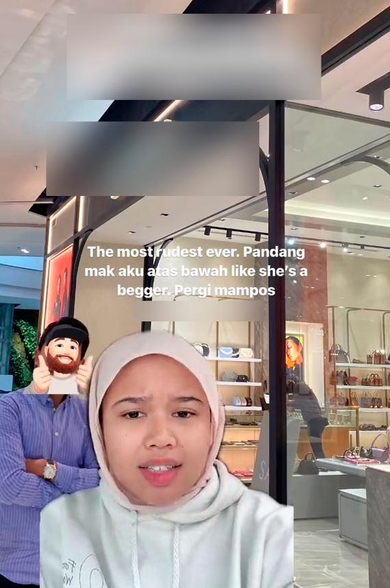 Local woman claims sales assistants in Shah Alam mall store looked down on her mother 