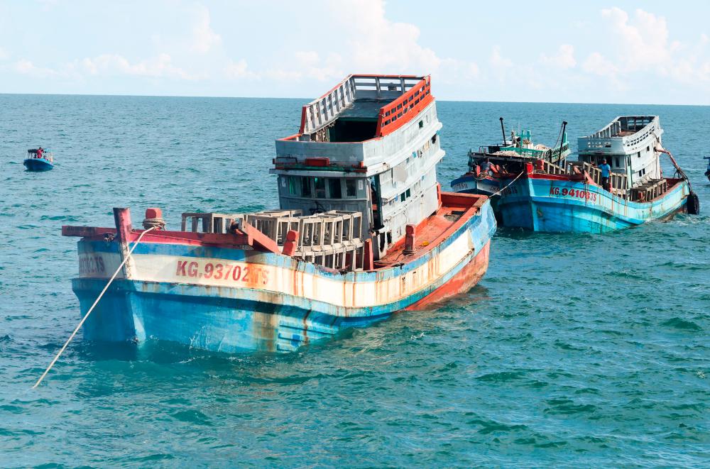 MMEA nabs four Vietnamese over illegal fishing