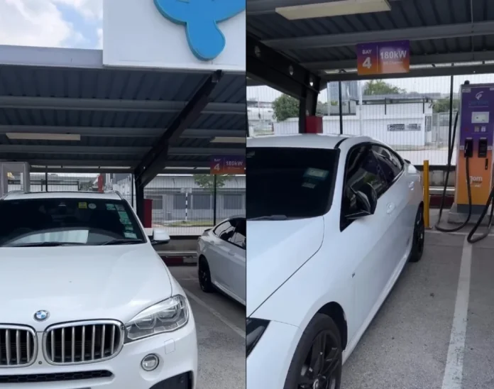 M'sian calls out BMW 2 Series and X5 parked at EV charging bays