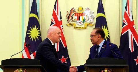 Malaysia, New Zealand reaffirm commitment to regional cooperation under FPDA