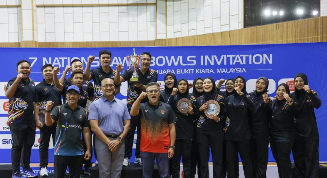 Malaysia dominate 7-nation lawn bowls with clean sweep
