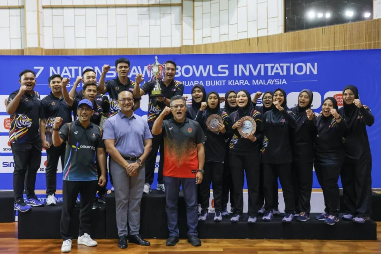 Malaysia dominate 7-nation lawn bowls with clean sweep