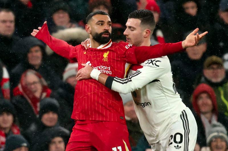 Man Utd's Dalot says Amorim's 'pinch' inspired him against Liverpool Man Utd's Dalot says Amorim's 'pinch' inspired him against Liverpool