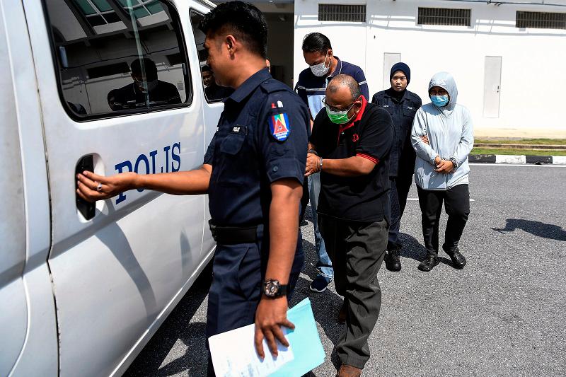 Married couple among three charged with cheating