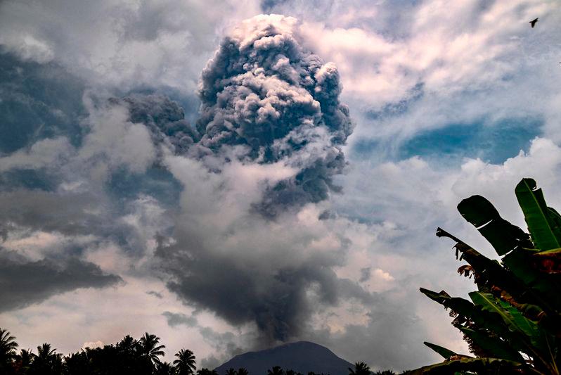 Mount Ibu in North Maluku erupts, spewing ash seven kilometres high