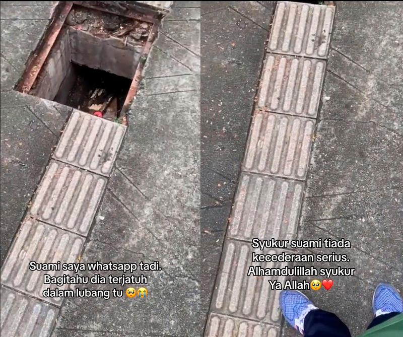 M’sian blind man falls into drain due to missing tactile walkway cover in KL M’sian blind man falls into drain due to missing tactile walkway cover in KL