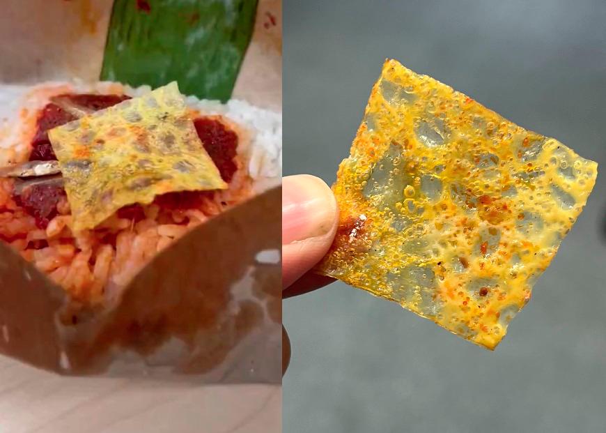 M’sian discovers paper thin egg in nasi lemak, netizens amused M’sian discovers paper thin egg in nasi lemak, netizens amused