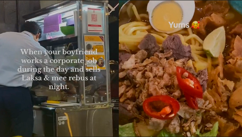 M’sian juggles corporate job during the day and sells laksa at night 