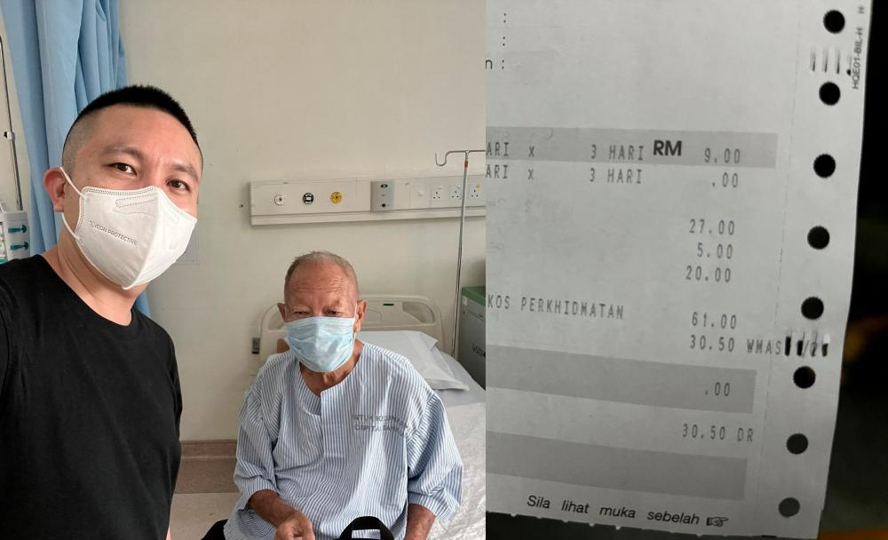 M’sian pays only RM30 for father’s hospital bill, praises healthcare system M’sian pays only RM30 for father’s hospital bill, praises healthcare system