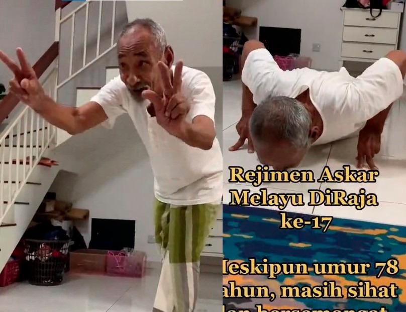 M’sian senior citizen wows netizens with three-fingered push ups M’sian senior citizen wows netizens with three-fingered push ups