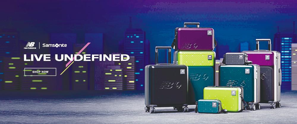 New Balance | Samsonite for a well-packed trip