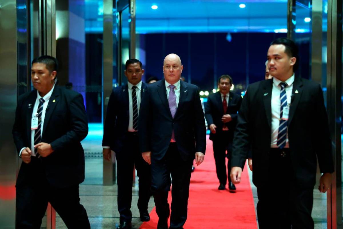 New Zealand PM Luxon departs for home New Zealand PM Luxon departs for home