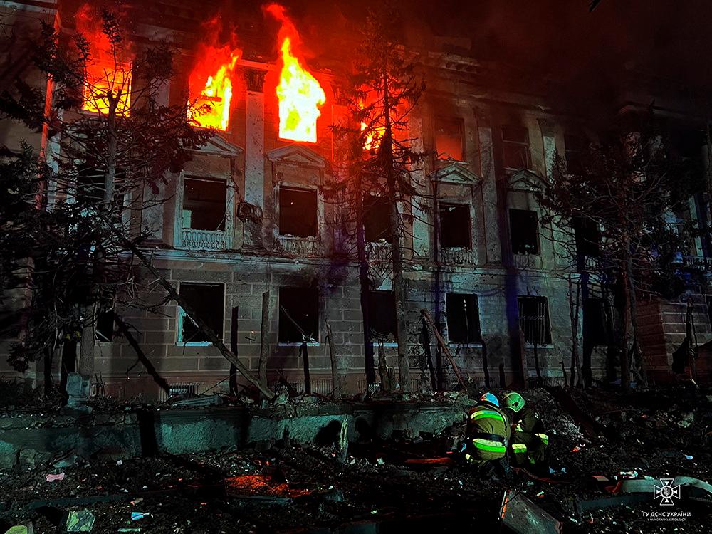 One dead, 23 wounded in Russian missile strike on Ukraine’s Mykolaiv