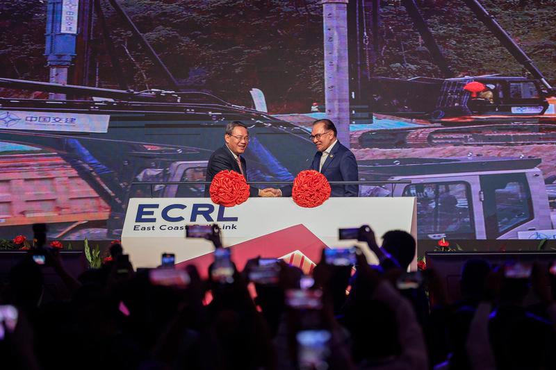 PM Anwar, PM China Li Qiang rasmi majlis pecah tanah Stesen Terminal Bersepadu ECRL