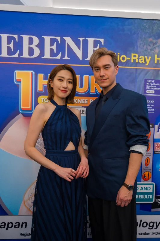 Tvb stars launch ebene foot sleeve at sunway velocity mall