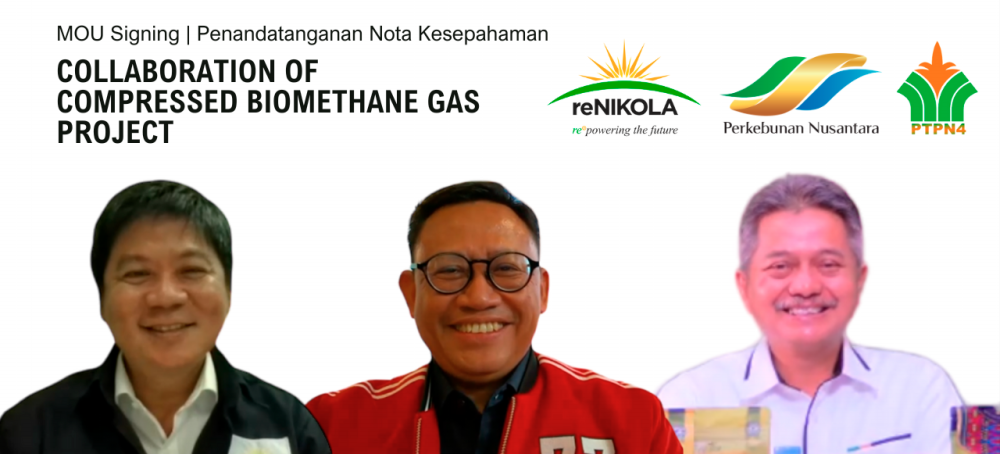 PTPN IV partners reNIKOLA to develop 4 CBG plants in North Sumatra