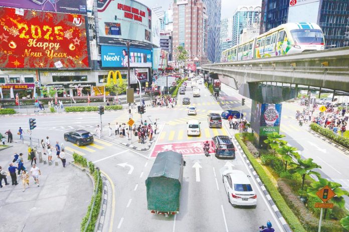 Pedestrian-only zone proposal for Bukit Bintang