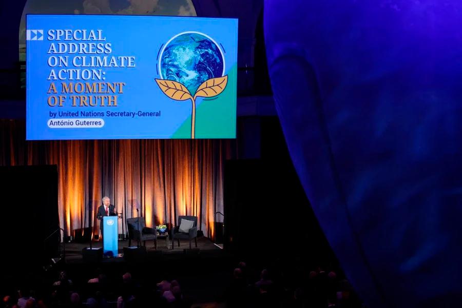 Planet overheating, ban fossil fuel ads: UN chief