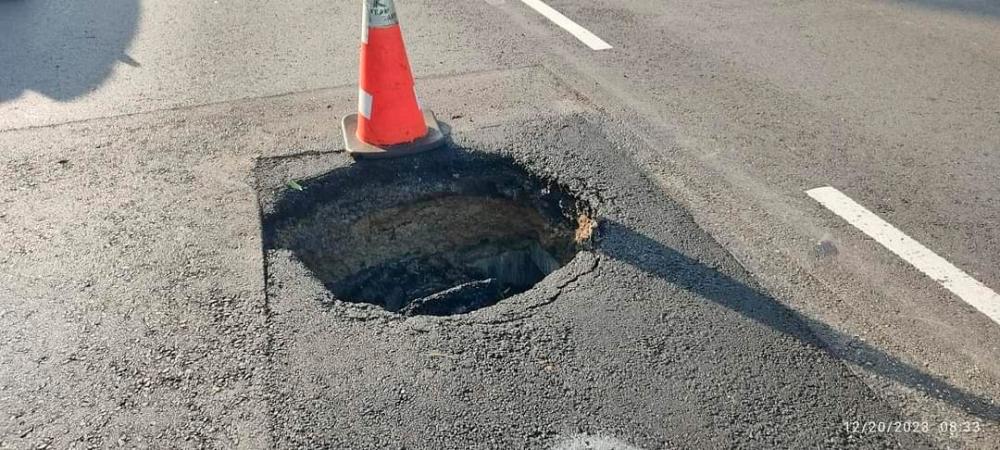 Police: Pothole on Hulu Kelang MRR2 repaired Police: Pothole on Hulu Kelang MRR2 repaired