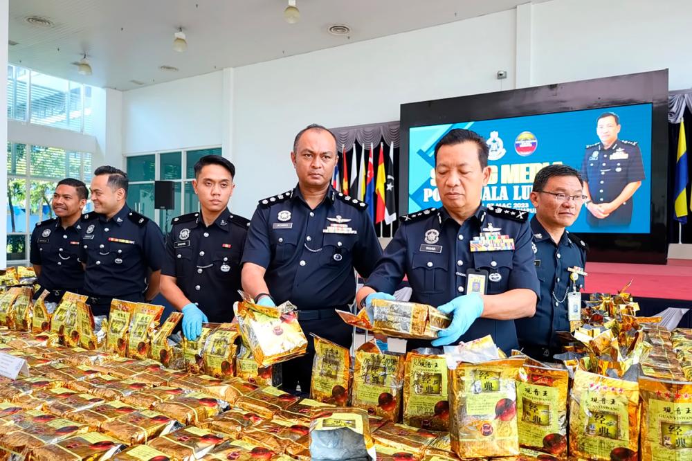 Police bust drug syndicate, more than RM10 million worth of drugs seized