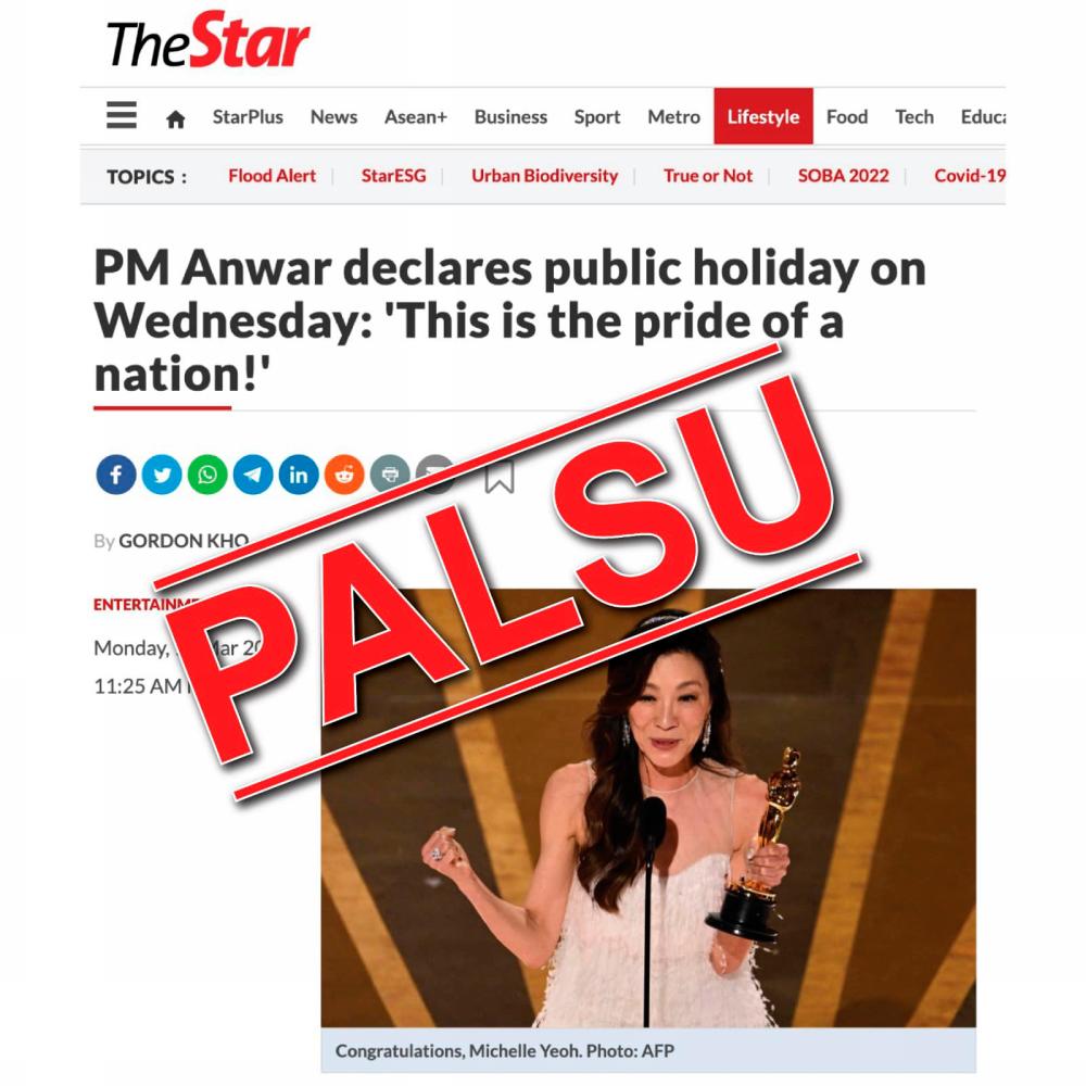 Prime Minister’s Dept: Viral news of PM declaring Wednesday holiday is fake