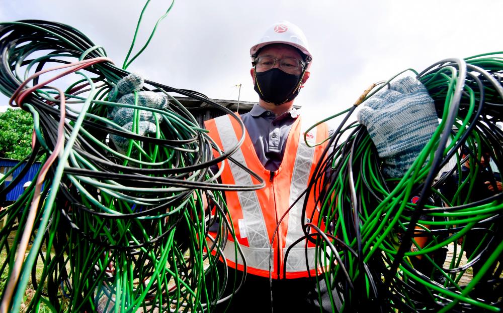 Public urged to report electric cable theft: SESB Public urged to report electric cable theft: SESB