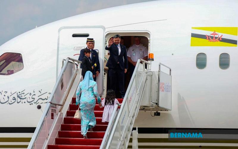 Putera Mahkota Brunei berangkat pulang akhiri lawatan rasmi lima hari di Malaysia