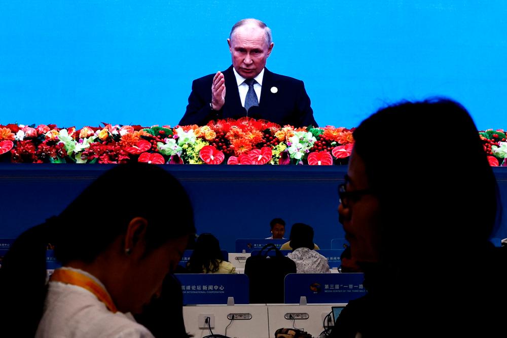 Putin praises China’s Belt and Road ‘success story’ at forum in Beijing
