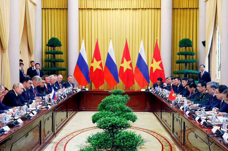 Putin says Russia is keen to partner with Vietnam in energy and security Putin says Russia is keen to partner with Vietnam in energy and security