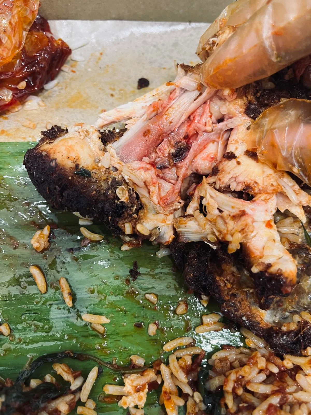 RM16_nasi_lemak_with__bloody__fried_chicken_from_Alor_Gajah_Ramadan_bazaar_leaves_M_sian_disappointed RM16 nasi lemak with