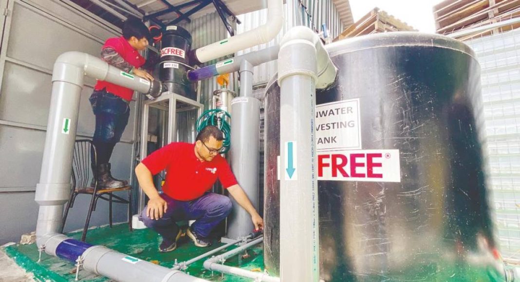Rainwater harvesting option as green alternative