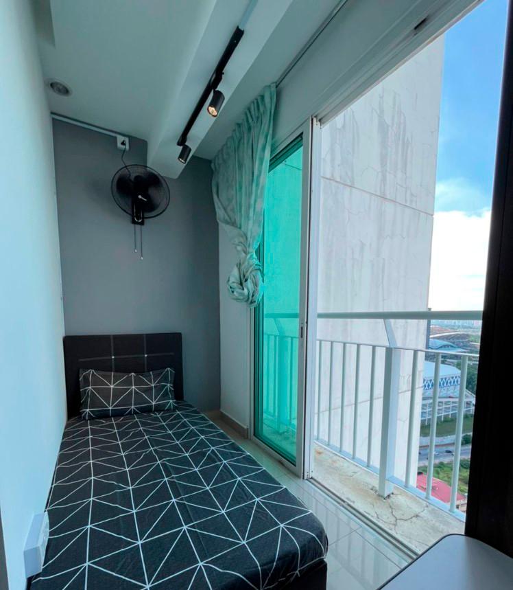 Room with a ‘view’: Listing offers room with balcony for RM600 per month Room with a ‘view’: Listing offers room with balcony for RM600 per month