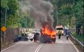 Runaway fireball scare for two Penang FC footballers
