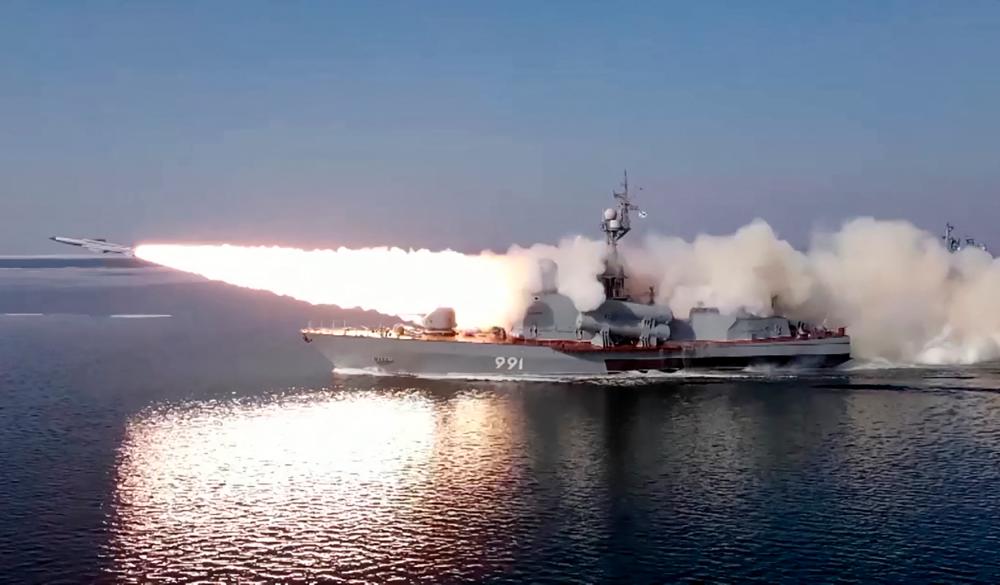 Russia says fired anti-ship missiles at mock target in Sea of Japan