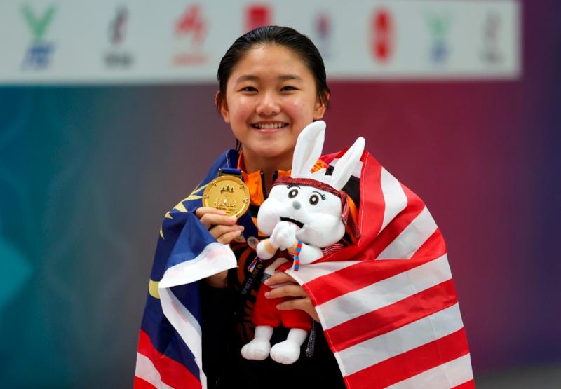 SEA Games: National diver Yiat Qing takes five months to splash gold