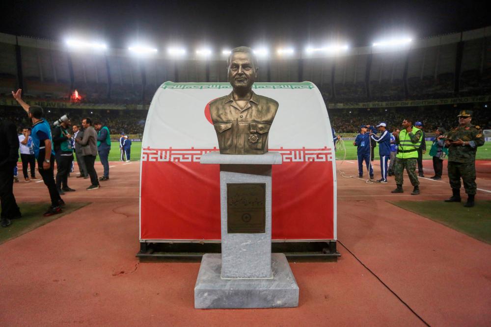 Saudi-Iran club match axed amid row over slain commander’s statue