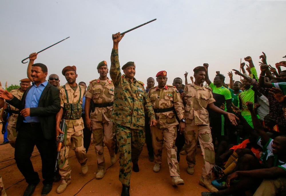 Sudan’s army chief Abdel Fattah al-Burhan, at war with his deputy Sudan’s army chief Abdel Fattah al-Burhan, at war with his deputy