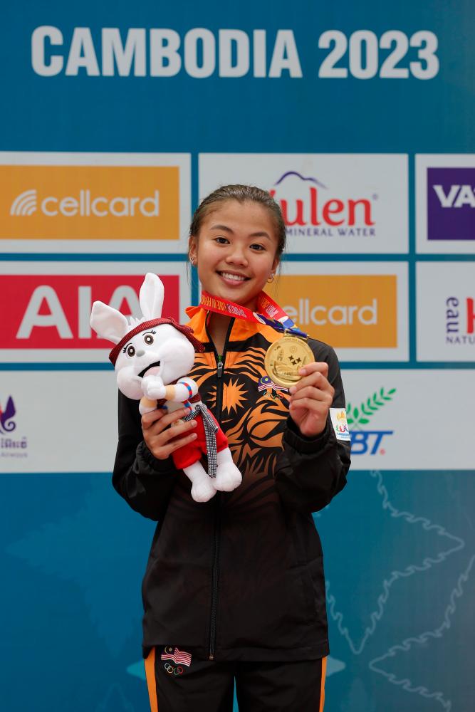 Sukan SEA: Kimberly terkejut raih emas selepas fokus terjejas akibat silau Sukan SEA: Kimberly terkejut raih emas selepas fokus terjejas akibat silau