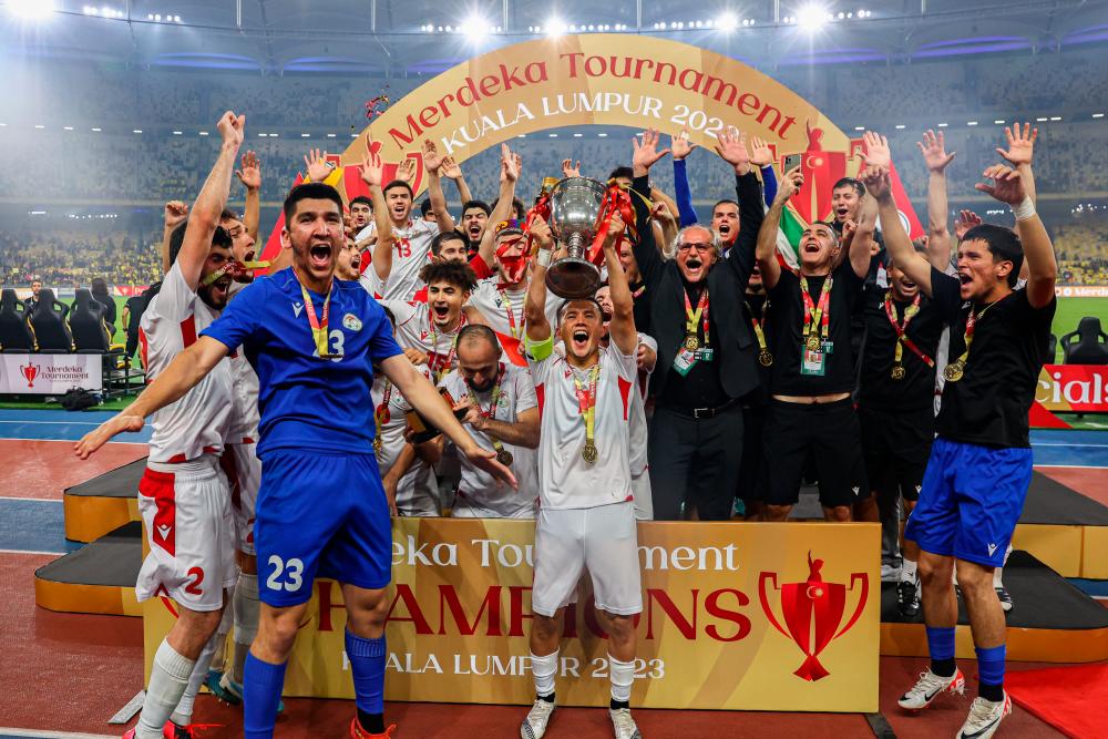 Tajikistan beat Malaysia 2-0 to win 42nd edition of Merdeka Tournament Tajikistan beat Malaysia 2-0 to win 42nd edition of Merdeka Tournament