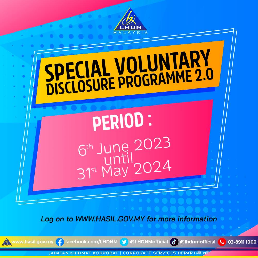 Tax Matters – Four more days to seize Self Voluntary Declaration Programme opportunity Tax Matters – Four more days to seize Self Voluntary Declaration Programme opportunity