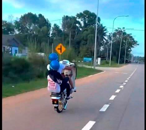 Teenage couple in ‘wheelie video’ detained in Kuantan