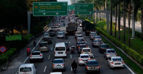 Temporary lane closure, traffic diversion on Tun Dr Lim Chong Eu Expressway