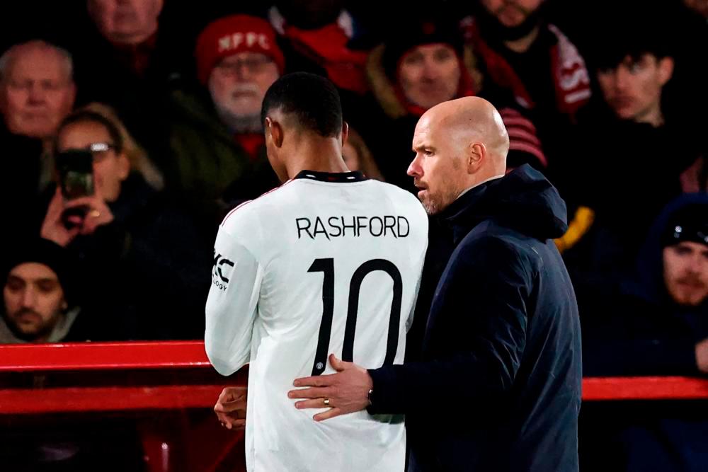 Ten Hag upbeat over new United deal for Rashford