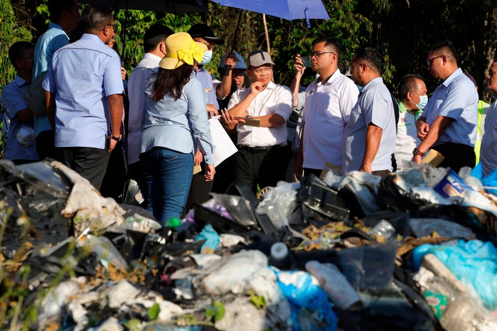 Tens of millions needed to mop up illegal dumps at Twin Palms, Black Water Lake: Minister